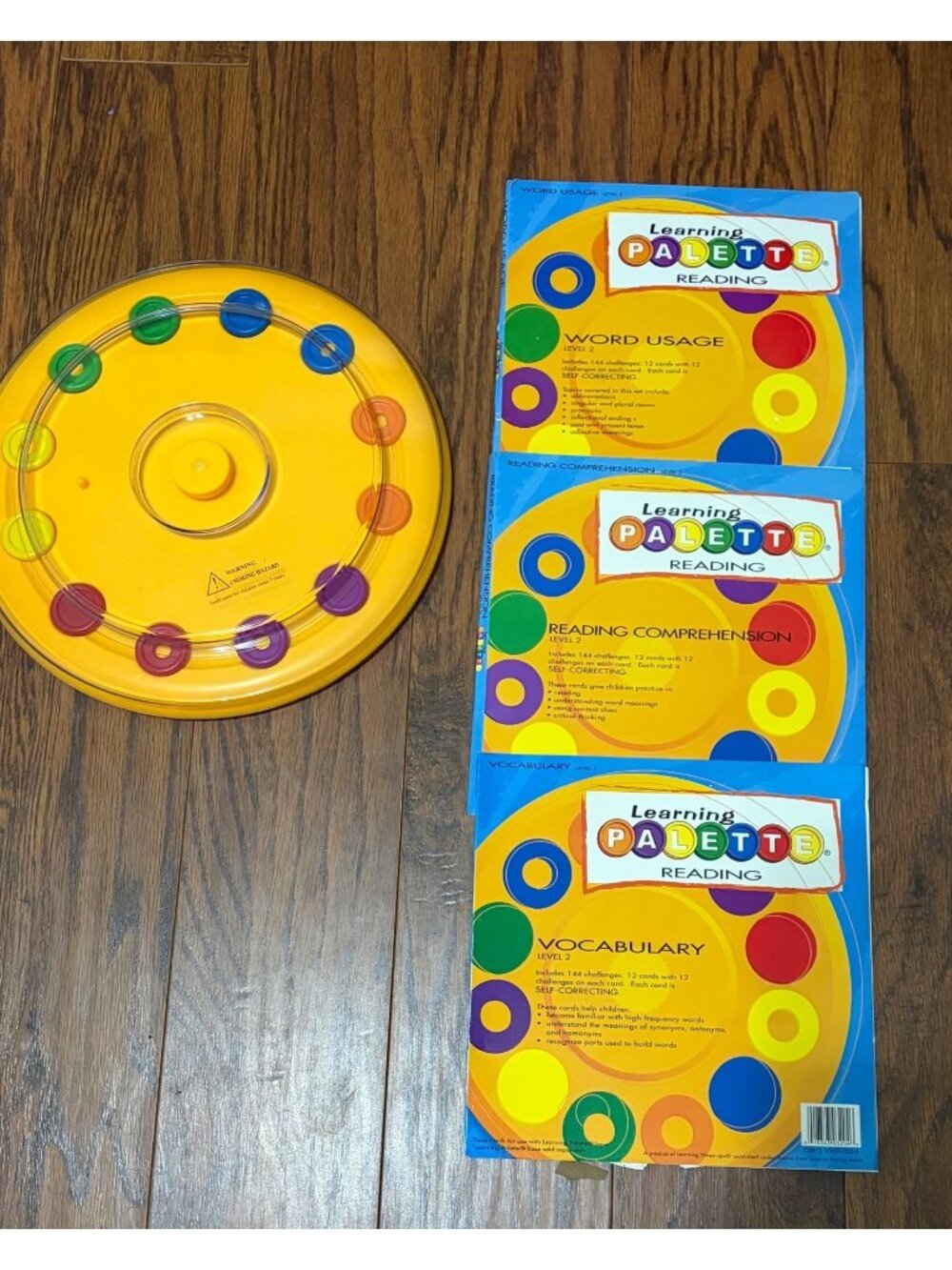 READING Level 2- Learning Palette 1 Bases & 3 Card Packs Center Activity Set D